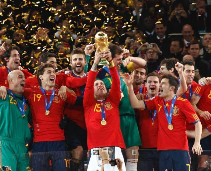 世界盃歷屆冠軍與金靴獎得主 2010年南非世界盃