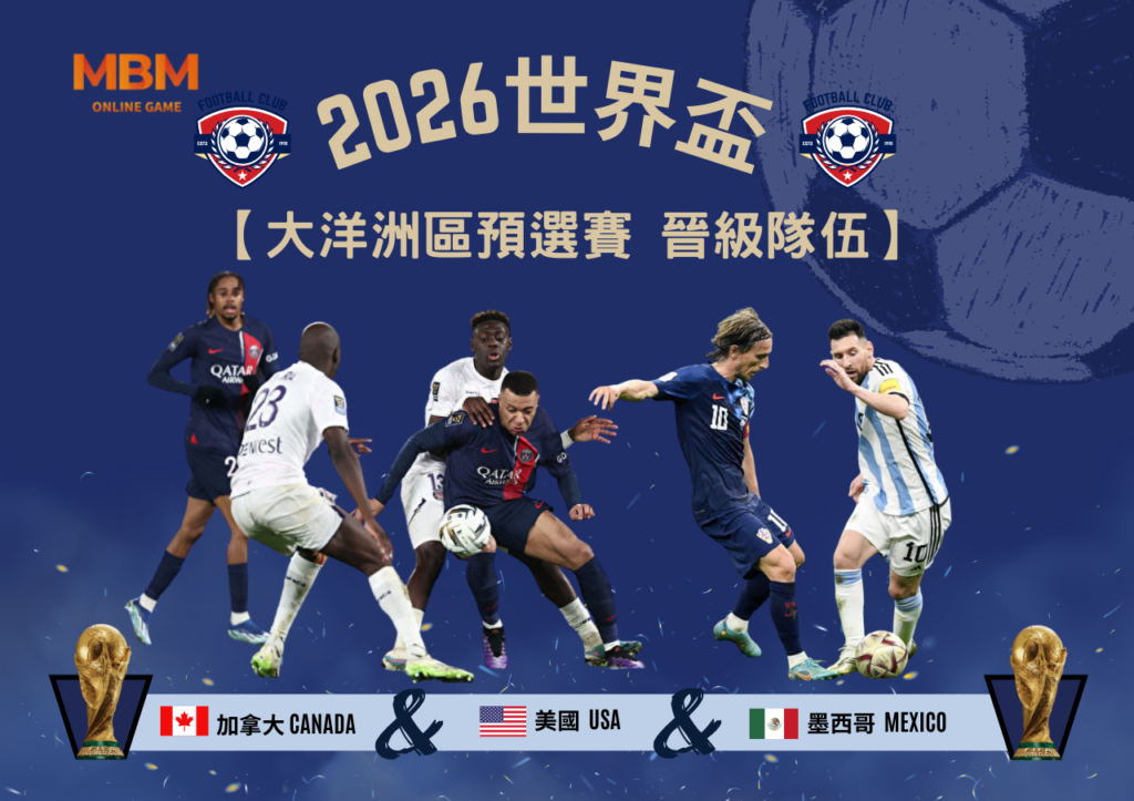 2026世界盃-大洋洲區預選賽 晉級隊伍